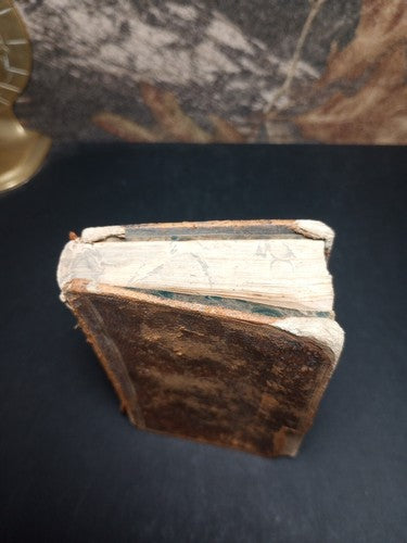 Maximas Militaries De Napoleon 1828 Rare Ex libris Echegaray Leather Hardcover