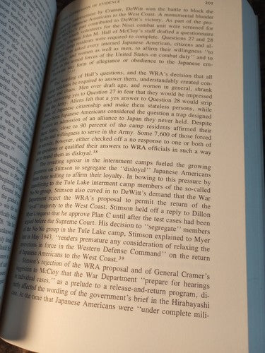 Justice at War: The Story of the Japanese-American Internment Cases Signed
