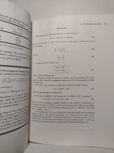 Thermal Physics By C. Kittel -1972 -HCwDJ -1st Print -Ex Libris -Physics Books