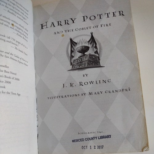 Harry Potter Ser.: Harry Potter and the Goblet of Fire by J. K. Rowling...