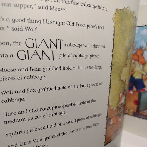 Paws IV Ser.: The Giant Cabbage : An Alaska Folktale by Cherie Stihler (2003, T…
