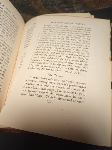 Jeffersonian Principles and Hamiltonian Principles by James Truslow Adams -1932