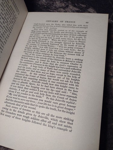 Chivalry: Its Historical Significance and Civilizing Influence Prestage -1928 HC