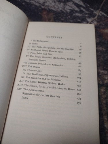 Eighteenth-Century English Literature by Roger McCutcheon Hardcover 1950 Vintage