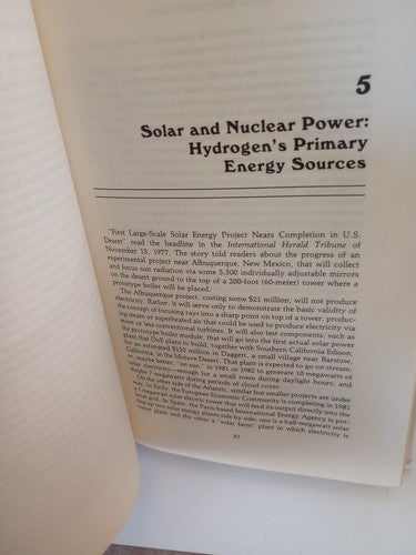 The Forever Fuel by Peter Hoffman -Hardcover 2nd Printing -1981