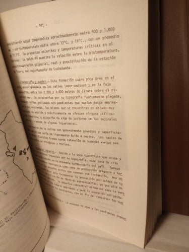 Mapa Ecologico De Bolivia By Q. Unzueta 1975 9 Maps Scarce