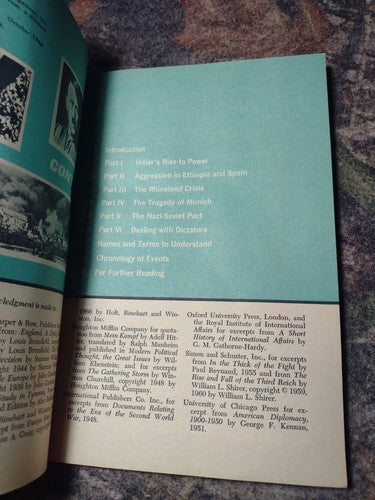 Appeasement in the 1930's Why Did Diplomacy Fail? by Robert W. Gillette -1966 PB