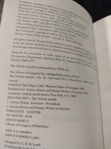 Nebula Awards Showcase Ser.: Nebula Awards 32 No. 32 : SFWA's Choices for the B…