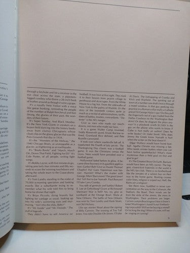 More Than a Game By John Wiebusch -1974 -HCwDJ -1st Edition -Football / Sports