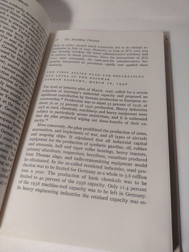 GERMANY UNDER DIRECT CONTROLS by Nicholas Balabkins -1964 -Hardcover -History