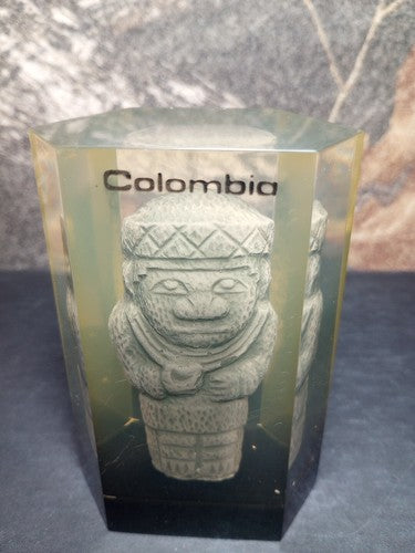 Columbian Figure In Resin