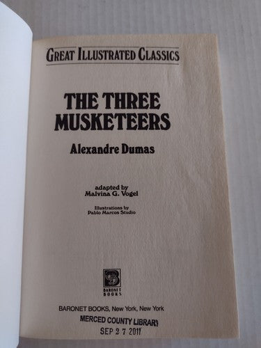 Great Illustrated Classics Ser.: The Three Musketeers by Alexandre Dumas (1990,