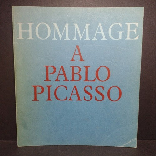 Hommage A Pablo Picasso -French -Paperback 1967 -Art History