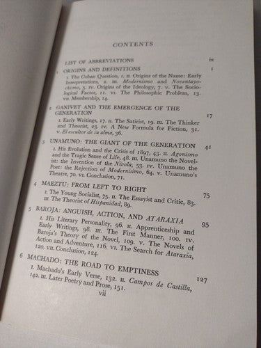 The Generation of 1898 in Spain by Donald Shaw -Paperback -1975 -Spain History