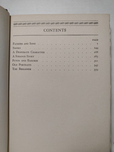 The Best Known Works of Ivan Turgenev-HCnoDJ -Circa 1900's