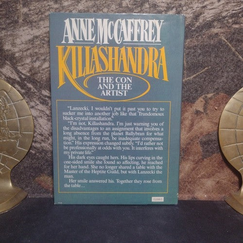 Killshandra by Anne McCaffrey -Hardcover -1985 -Book Club Edition -Science Fic.