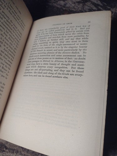 The Flourishing of Romance by George Saintsbury -Hardcover -1907 -Literary Crit