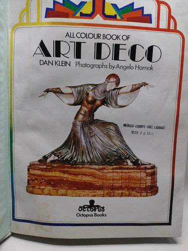 All Color Book of Art Deco by Dan Klein -1974 -HCwDJ -Illustrated