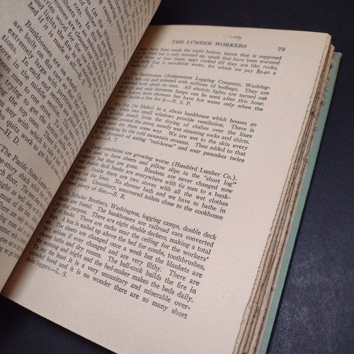 Labor and Lumber by Charlotte Todes -Hardcover -1931 -Economic History -ExLibris