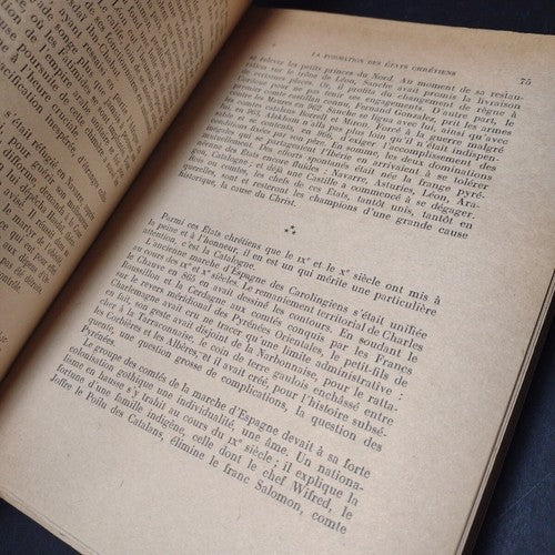 Histoire De L'Espagne, Joseph Calmette -Paperback 1947 -French History