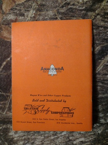 Anaconda Magnet Wire and Coils by Anaconda Supply Company -1948 -Paperback