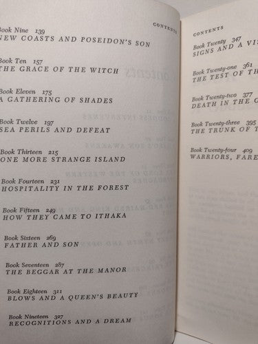 The Odyssey By Homer -1961 -HCnoDJ -Doubleday -Literary Classics