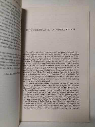 Estudios Sobre La Novela Española Del Siglo XIX: Pedro Antonio De Alarcon -1977