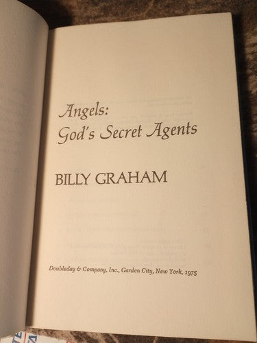 Angels : God's Secret Agents by Billy Graham (Hardcover) No Dj