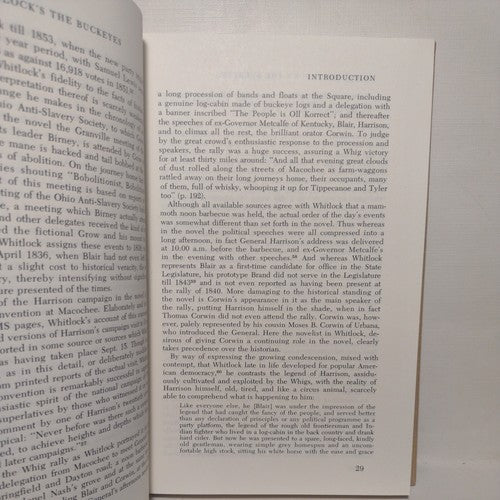 The Buckeyes by Brand Whitlock -1977 -Hardcover no DJ  -Classic American Liter.
