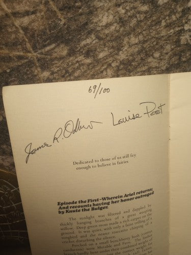 Ariel, Mutable & Fern Or How Fairies Worked Their Revenge #69/100 Signed Rare