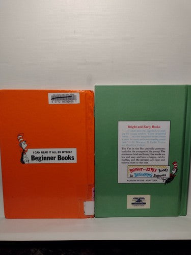 Hardcover Dr Seuss Book Bundle: Green Eggs and Ham, The Foot Book 1988 - 2 Books