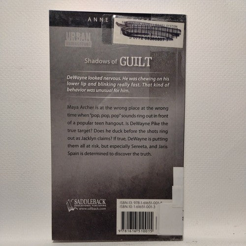 Urban Underground Ser.: Shadows of Guilt by Anne Schraff (2010, Trade Paperback…