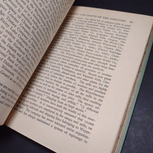 Labor and Lumber by Charlotte Todes -Hardcover -1931 -Economic History -ExLibris