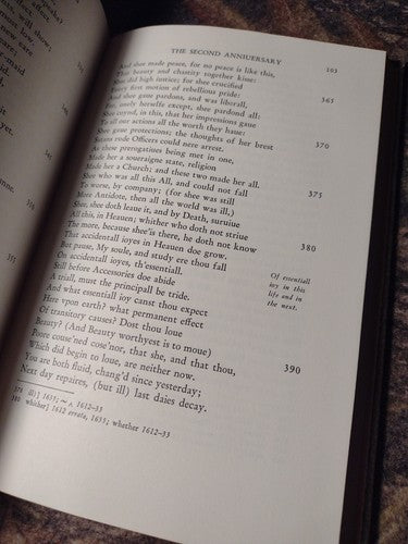 John Donne: The Anniversaries by Frank Manley -1968 -Hardcover -2nd Printing