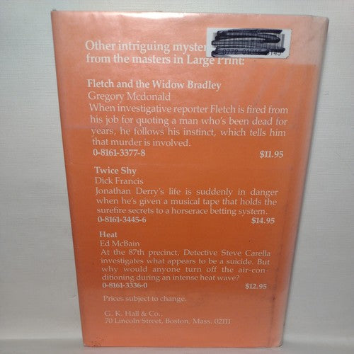 Thriller/Mystery Hardcover Bundle -4 Titles -1983 to 2019 -Ex Library