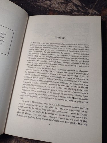 Northern Fishes By Samuel Eddy -Hardcover -1974 -Revised 3rd Ed -Vintage Ecology