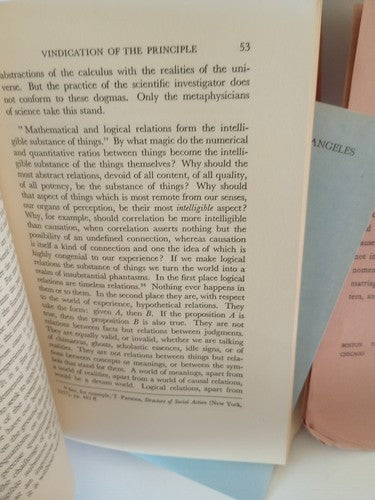 Social Causation By R.M Mac Iver 1942 first Edition HC Sociology