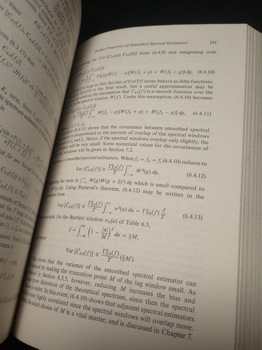 Spectral Analysis and Its Applications By Gwilym M. Jenkins -1969 Hardcover