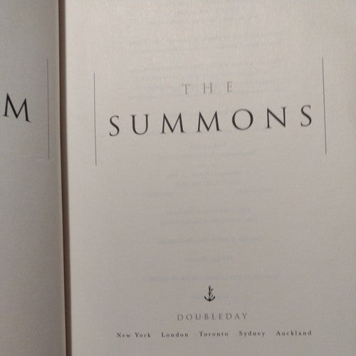 The Summons by John Grisham (2002, Hardcover) First Edition complete fiction