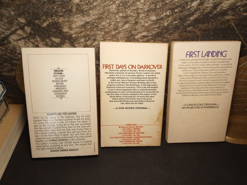 Signed Marion Zimmer Bradley Darkover Landfall Paperback Lot Science Fiction