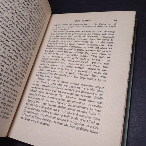 Labor and Lumber by Charlotte Todes -Hardcover -1931 -Economic History -ExLibris