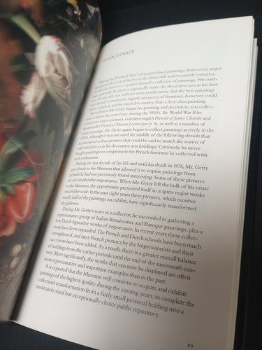 The J. Paul Getty Museum Handbook of the Collections 1991 Revised Edition