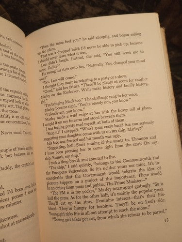 SHOOT AT THE MOON by William F. Temple (1966) Simon & Schuster BCE