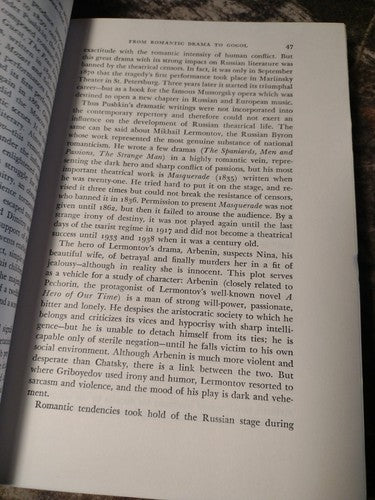 Russian Theater From The Empire To The Soviets By Marc Slonim -1961 -HcwDJ -1st