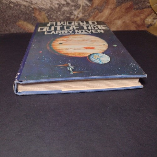 A WORLD OUT OF TIME by Larry Niven -Hardcover Book Club Edition -1976 -Sci Fi