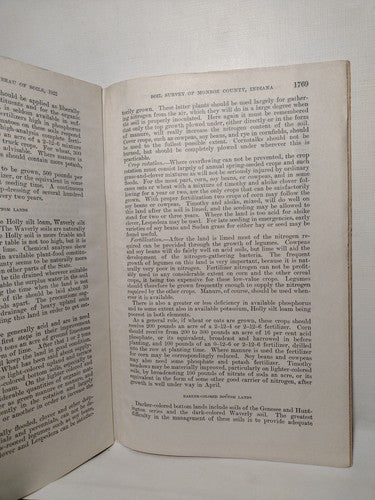 Soil Survey Of Monroe County: Part 2 By T.M. Bushnell -1928 Print -Soil Science