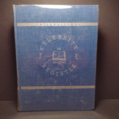 International Celebrity Register U.S. Edition -1959 First Edition Hardcover