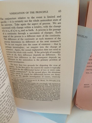 Social Causation By R.M Mac Iver 1942 first Edition HC Sociology