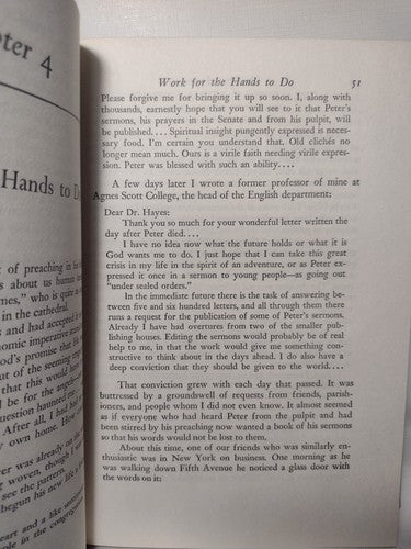 To Live Again by Catherine Marshall -1957 -11th Print -HCwDJ -Biographical