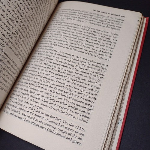 Asia Aflame by Ebed Van Der Vlugt -Hardcover -1953 -Vintage Chinese History